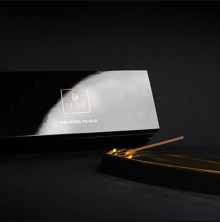 Devoted to Oud  - the vault contains 180 sticks with 30 sticks each for every signature oud blend along with a multifunction burner.