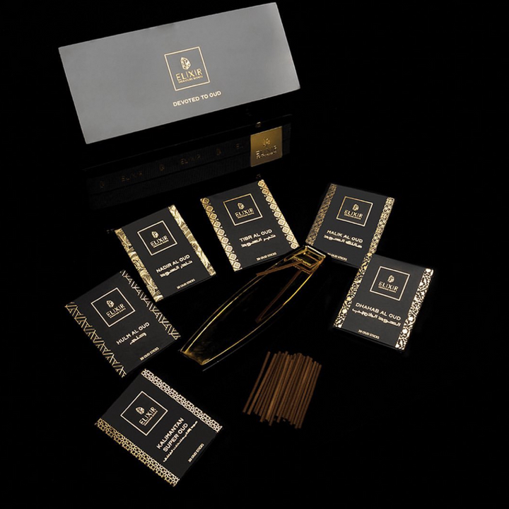 Devoted to Oud  - the vault contains 180 sticks with 30 sticks each for every signature oud blend along with a multifunction burner.