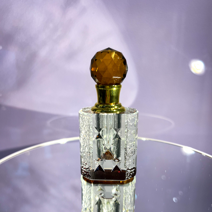 Cristal bottle for perfume oil